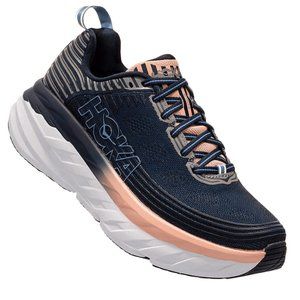 Hoka One One Womens Bondi 6 Mood Indigo/Dusty Pink